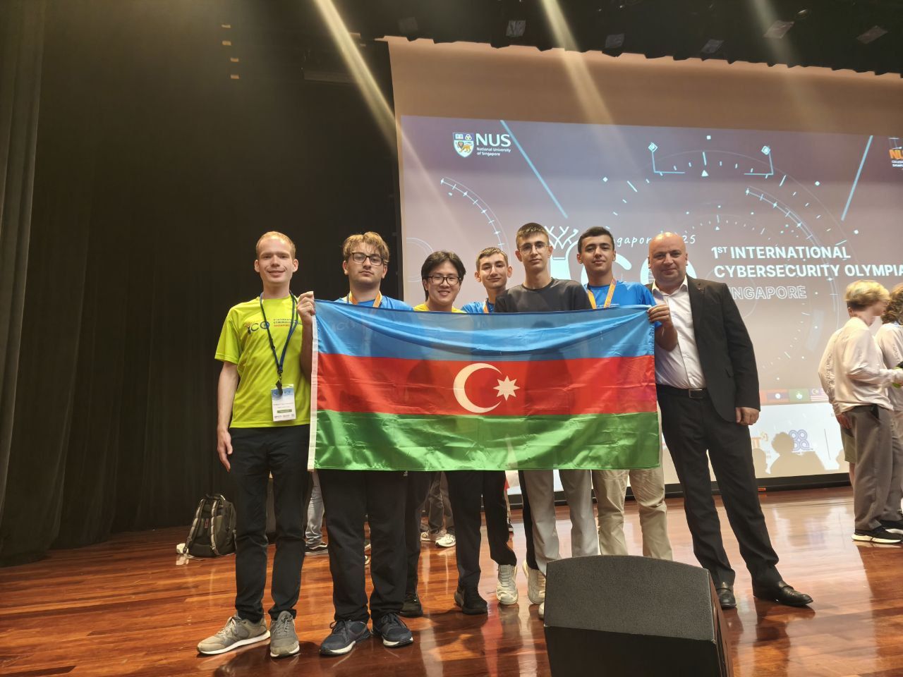 Under Nasirov's Leadership, Azerbaijani Students Win 3 Medals at International Cybersecurity Olympiad in Singapore